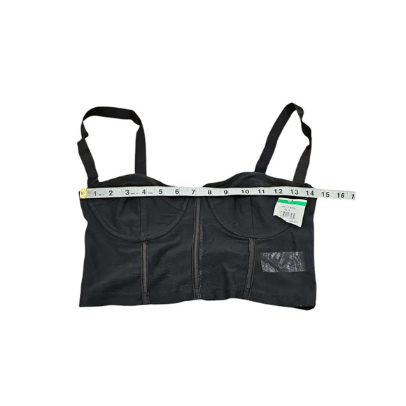 NWOT Edikted Teagen Mesh Corset Top Blavk Sz L - Picture 3 of 6